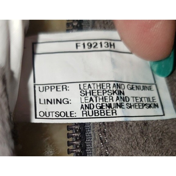 UGG Women's Gray Suede Winter Boots - Picture 11 of 12